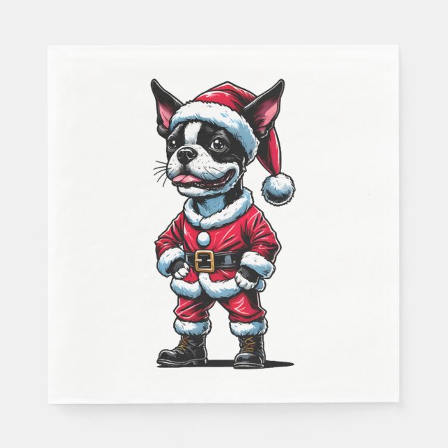 Guardanapo De Papel Bostie Santa Claus (Frente)
