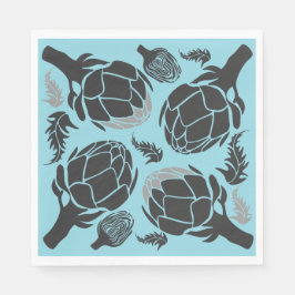 Guardanapo De Papel Botanical Artichoke Art Home Decor