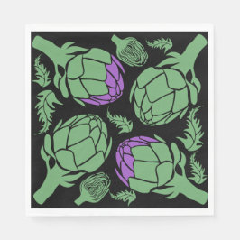 Guardanapo De Papel Botanical Artichoke Art Home Decor