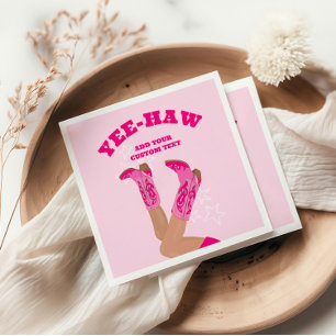 Guardanapo De Papel Botas de Cowgirl Personalizadas Sob Medida