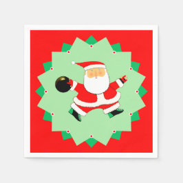 Guardanapo De Papel Bowling Christmas Holiday Party