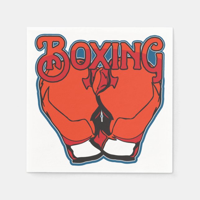 Guardanapo De Papel Boxing esportivo (Frente)