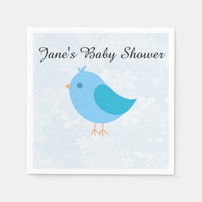 Guardanapo De Papel Boy Bird Napkin (Frente)