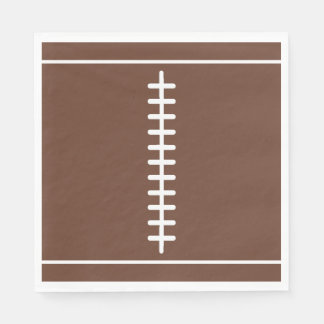 Guardanapo De Papel Boys Football Brown Sports Birthday