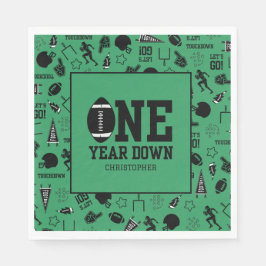 Guardanapo De Papel Boys Football Green Sports Birthday