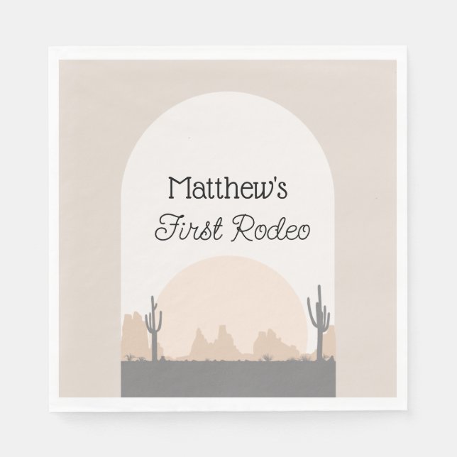 Guardanapo De Papel Boys Western Paper Napkin (Frente)