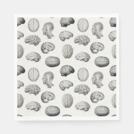Guardanapo De Papel Brain Anatomy Biology Illustrations