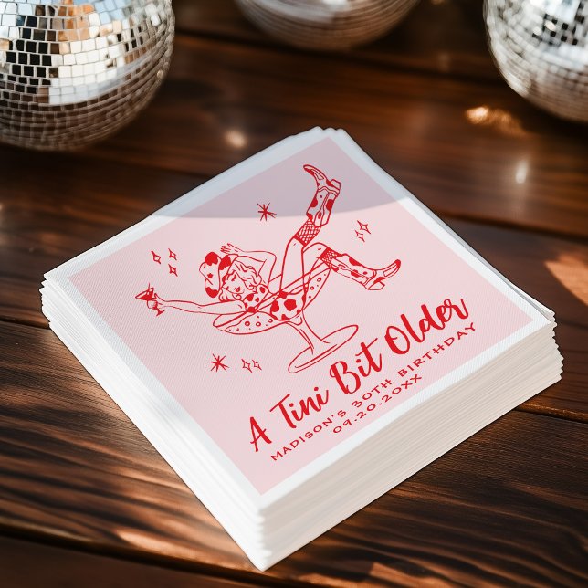 Guardanapo De Papel Branca, Tini, Rosa e Noite Vermelho (Criador carregado)