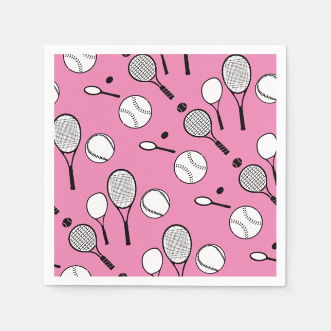 Guardanapo De Papel branco-rosa-tênis (Frente)