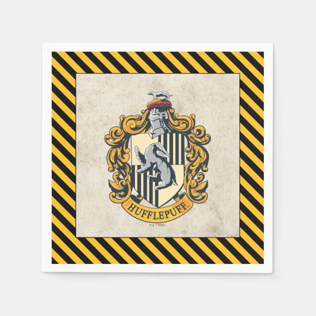 Guardanapo De Papel Brasão da Hufflepuff (Frente)