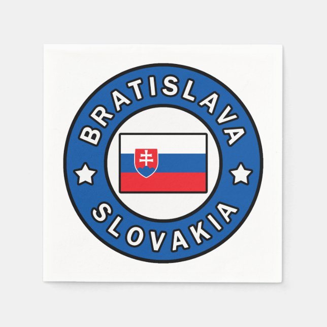 Guardanapo De Papel Bratislava Eslováquia (Frente)