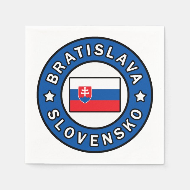 Guardanapo De Papel Bratislava Slovensko (Frente)