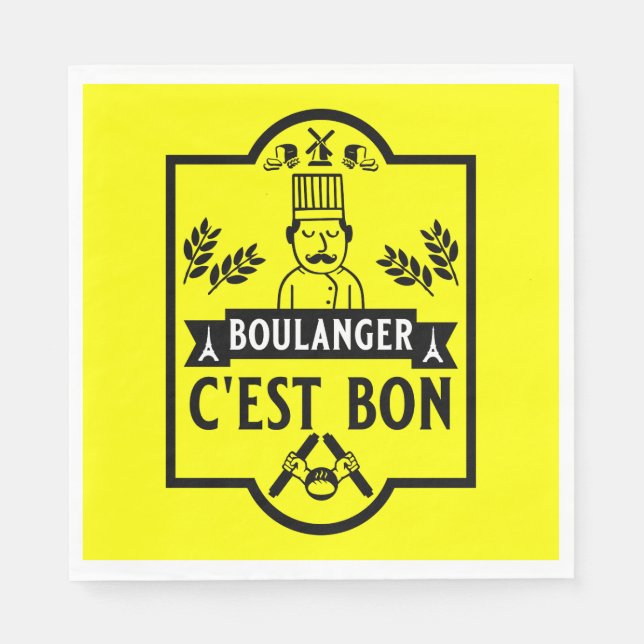 Guardanapo De Papel Bread Baker (Frente)