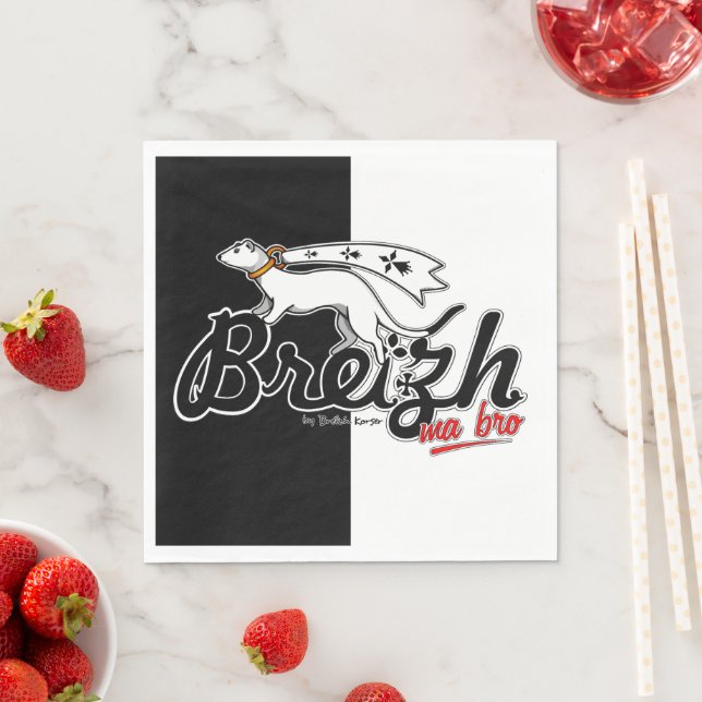 Guardanapo De Papel Breizh ma bro (Insitu)