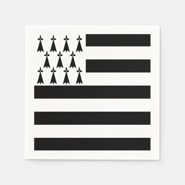 Guardanapo De Papel Breton Flag Cocktail Napkins (Padrão) (Frente)