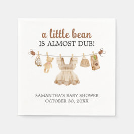 Guardanapo De Papel Brewing Coffee Baby Shower