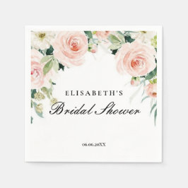 Guardanapo De Papel Bridal shower rosa oro floral Foam Boards