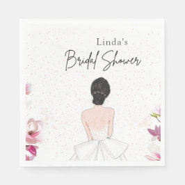 Guardanapo De Papel Bridal simples.chá