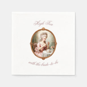 Guardanapo De Papel Bridal Tea Party Bachelorette Marie Antoinette