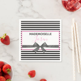 Guardanapo De Papel BRIDE Glam - Partido do Chá de Tema Parisiense