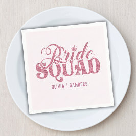 Guardanapo De Papel Bride Squad Bright Pink