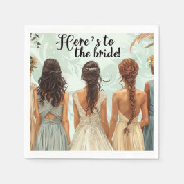 Guardanapo De Papel Bridesmaid Paper Napkin