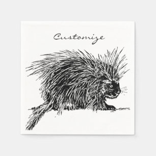 Guardanapo De Papel Brilhante Hedgehog Thunder_Cove