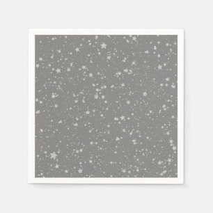 Guardanapo De Papel Brilho Stars4 - Prata