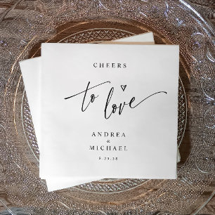 Guardanapo De Papel Brincadeira Moderna Animação Casual ao Amor Cockta