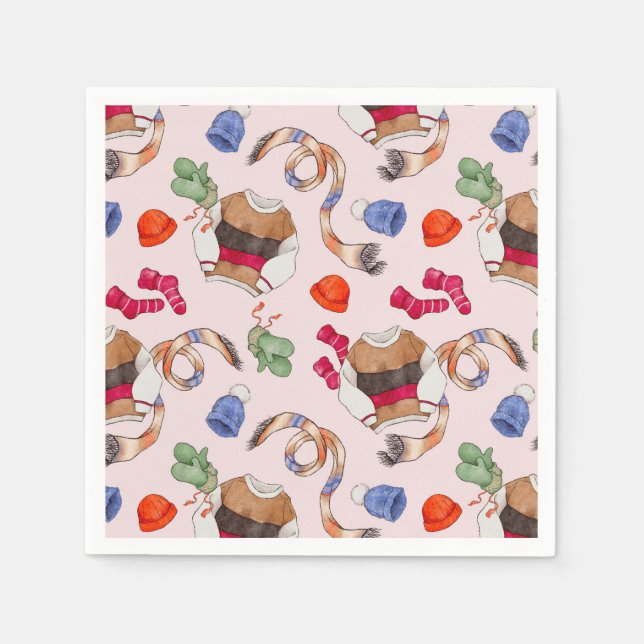 Guardanapo De Papel Brincadeira (Rosa Platina) - Nápoles (Frente)