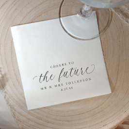 Guardanapo De Papel Brinde ao Futuro Casamento Noivado ou Churrasco