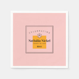 Guardanapo De Papel Brinde com Champanhe