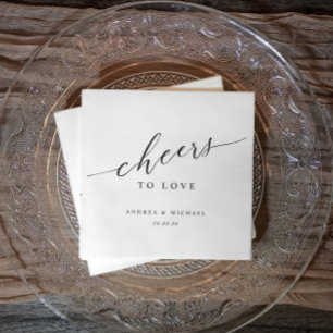 Guardanapo De Papel Brindes Elegantes para o Cocktail de Casamento do