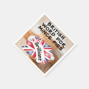 Guardanapo De Papel British Word for Mince Pies - BRILHANTE