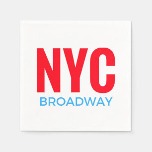 Guardanapo De Papel Broadway NYC