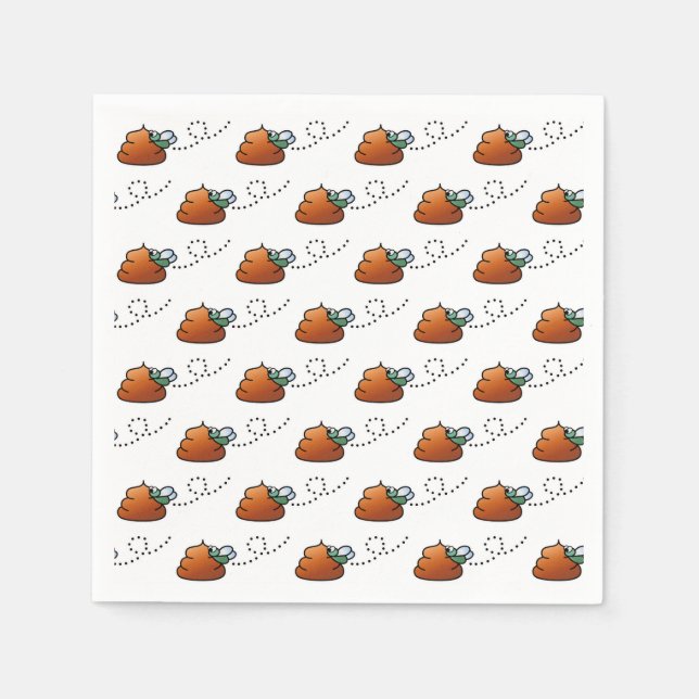 Guardanapo De Papel Brootsch, PooPoo (Frente)