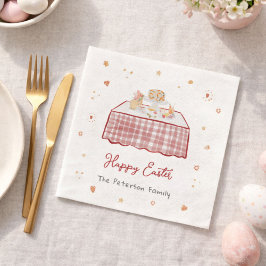 Guardanapo De Papel Brunch de Primavera Desenhada à Mão Whimsical