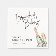 Brunch e Bubbly Elegante Chá de Noiva