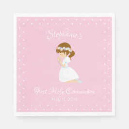Guardanapo De Papel Brunette Girl Personalizada