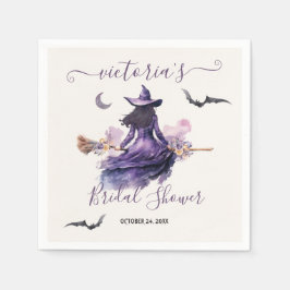 Guardanapo De Papel Bruxa está se casando - Chá de noiva de Halloween