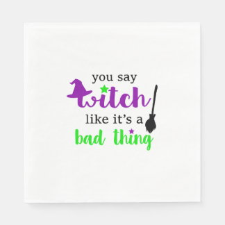 Guardanapo De Papel Bruxa Funny Halloween