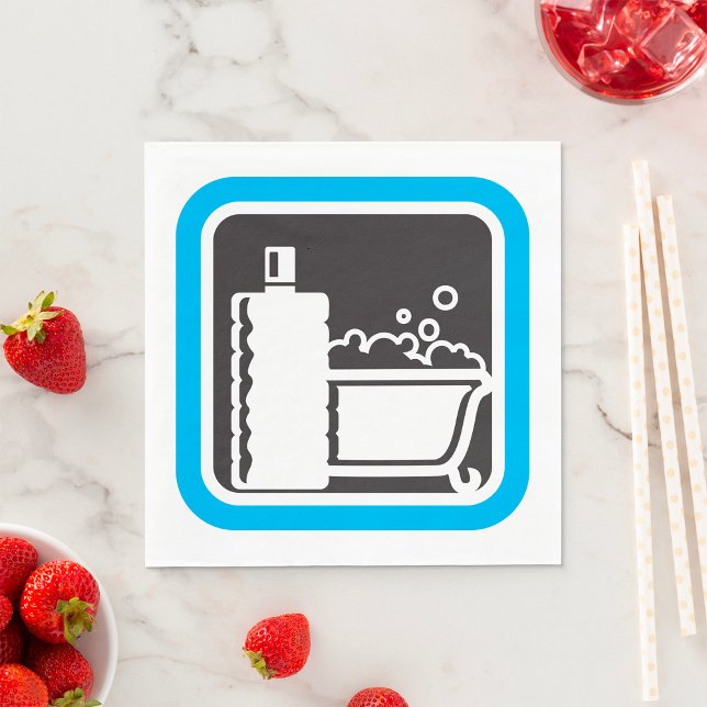 Guardanapo De Papel Bubble Bath Icon Napkins (Criador carregado)