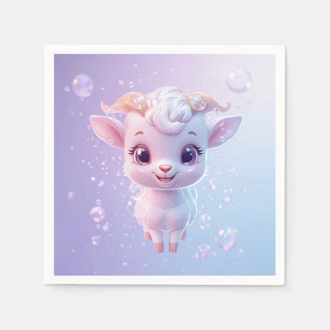 Guardanapo De Papel Bubble Goat (Frente)