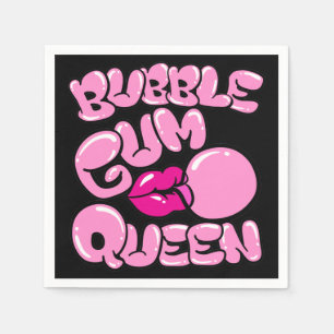 Guardanapo De Papel Bubble Gum Queen
