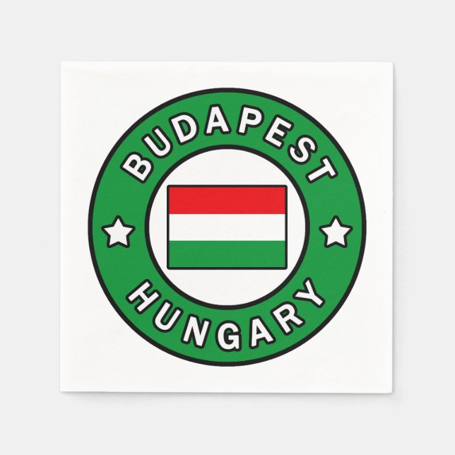 Guardanapo De Papel Budapest Hungria (Frente)