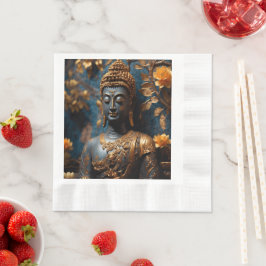 Guardanapo De Papel Buddha Coined Luncheon White Paper Napkins 