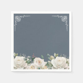 Guardanapo De Papel Budget Purple Florals Bridgerton Bridal Shower