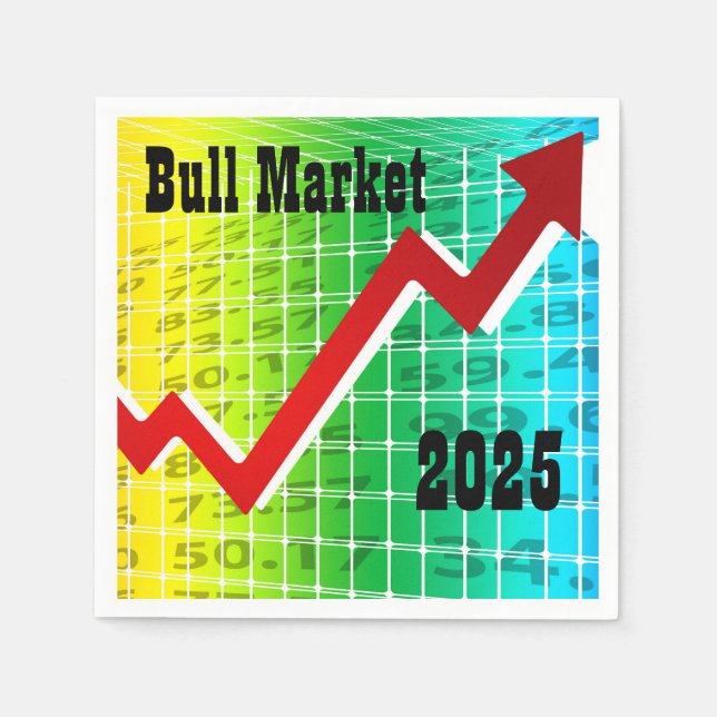 Guardanapo De Papel Bull Market 2025 (Frente)