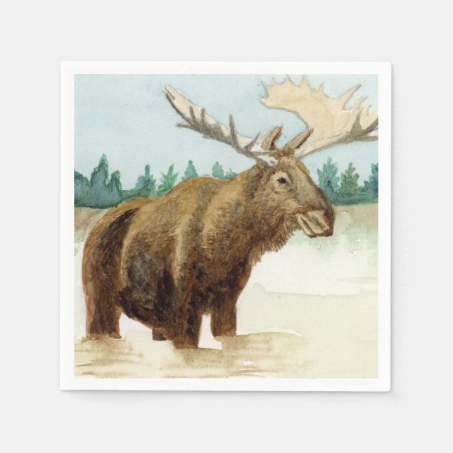 Guardanapo De Papel Bull Moose (Frente)