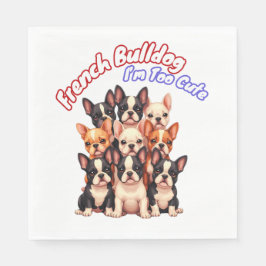 Guardanapo De Papel Bulldog Francês para um dono de Cachorro Frenchie